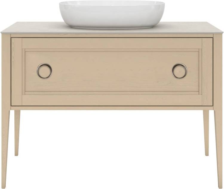 Тумба под раковину Kerama Marazzi Plaza Classic NEO PL.CN.120.1+1\CAP.M напольная 1+1 ящик 120, капучино матовый