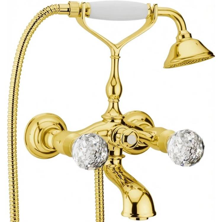 Смеситель для ванны Webert Karenina KA720201010 золотой