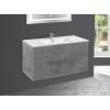 Тумба с раковиной Vincea Mia 100 бетон фото 2