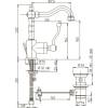 Смеситель для раковины Paini Duomo 88F3250 с донным клапаном, старая бронза фото 4
