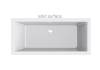 Ванна из искусственного камня Астра-Форм Лотус 185x85 Solid Surface, белая матовая фото 2