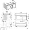 Тумба с раковиной La Fenice Cubo FNC-01-CUB-B-90 белая, ручка черная фото 6