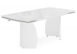 Кухонный стол Woodville Готланд 621515 statuario titan gloss / белый