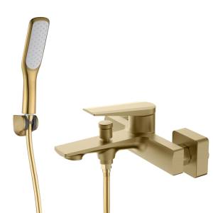 Смеситель для ванны Olive'S Viar 28201VRG золотой сатин