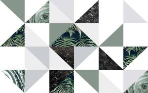 3D Фотообои Artegrafico «Тропическая геометрия» BL-019 песок