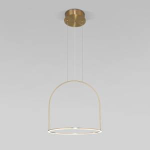Подвесной светодиодный светильник Eurosvet Over 90322/1 латунь