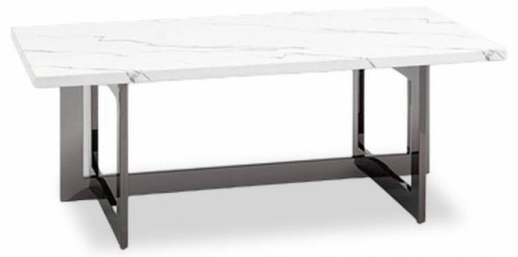 Стол журнальный Stool Group Нэйтан ECT-0106-GM сталь темный хром 122x61