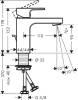 Смеситель для раковины Hansgrohe Vernis Shape 71561670 черный фото 4