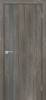 Межкомнатная дверь Profilo Porte экошпон PSN-10, остеклённая, гриджио антико, лакобель серый 550x1900