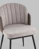 Набор из 2 стульев Stool Group Пенелопа FDC8054O BEL-14+270-23 X2 серая рогожка с серой экокожей фото 8