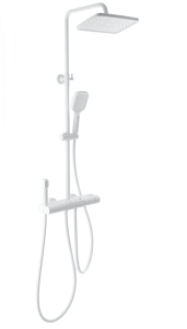 Душевая стойка Wonzon & Woghand WW-B4129-MW с термостатом, белый