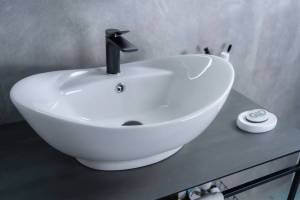 Раковина Gid Lago N9018 51107 белая, 59x39x21