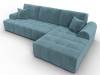 Диван угловой Лига Диванов Лига-080 134746 Бирюзовый фото 6