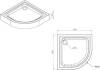 Поддон для душа AM.PM Gem W90T-401-080W 80x80 фото 3