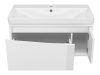 Тумба с раковиной Brevita Каскад УТ000025617 белая, 90 см фото 3