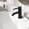 Смеситель для умывальника Wasserkraft Gollach 3305, черный фото 2