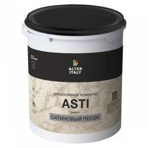 Декоративное покрытие с эффектом песчаные вихри Silk Plaster AlterItaly Asti 0.9 л