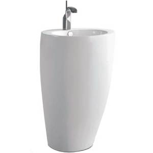 Раковина beWash Lusso BK5552FB041 белый глянец, 55x52