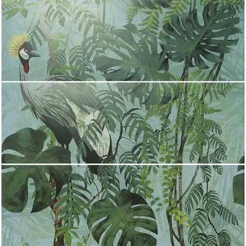 Панно Ape Ceramica Silk A036267 Decor Abc Virnia Turquoise (к-т 3 шт) 40x120