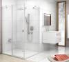 Боковая стенка Ravak CPS-100 Transparent, профиль белый фото 2