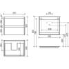 Тумба с раковиной Sancos Libra LB60ECH дуб чарльстон фото 8
