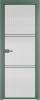 Межкомнатная дверь Profil Doors 3 AX цвет профиля Зеленый воск, стекло безопасное 6 мм мору осветленное 600x2000