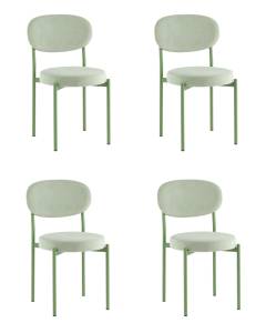 Набор из 4 стульев Stool Group Бриф SN AV 477-C70-6011-K оливковый