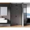Дверь в нишу NEW TRENDY NEW RENOMA BLACK R 100x195 D-0198A (черный) фото 2