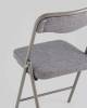 Стул Stool Group Джонни fb-jonny-W994-7039 рогожка серо-голубой каркас серый, складной фото 4