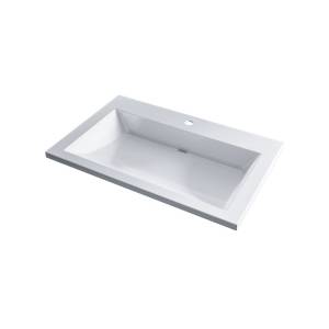 Раковина Uperwood Infinity RInfinity70wg белая глянцевая, 70x45