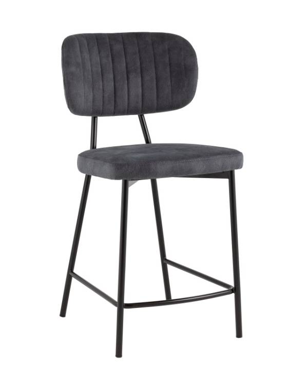 Стул полубарный Stool Group Ханна vd-plb-hanna-ap-6018 Темно-серый