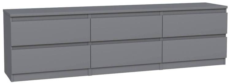 Тумба под ТВ Гуд Лакк Кастор 2.03.03.110.4 Серый