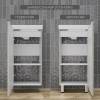 Тумба с раковиной Style Line Соло напольная, санд серая галька, раковина белая, 72x40x22 фото 4