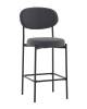 Стул полубарный Stool Group Бриф DD AV 477-C89-9005 (PP) темно-серый, велюр