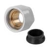 Концовка Royal Thermo для монтажной трубки 3/4 белый фото 2