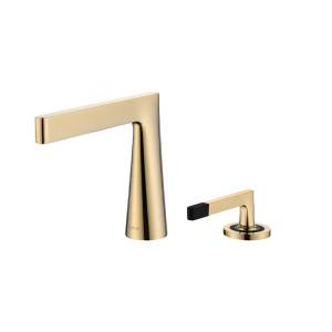 Смеситель для раковины Boheme Duo 161-G 2-х позиционный, Gold