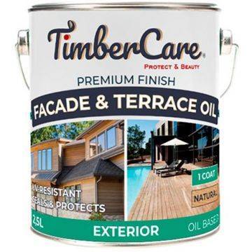 Масло для фасадов и террас TimberCare Facade&Terrace Oil Натуральный 2.5 л