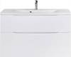 Тумба с раковиной BelBagno Marino H100 bianco lucido