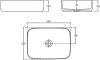 Раковина Allen Brau Fantasy Quad 50x36, розовая фото 7