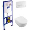 Комплект Унитаз Villeroy&Boch Subway 2.0 5614R201 alpin + Инсталляция 9224 6100 + Кнопка Viconnect 9224 9068 белая