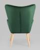 Кресло Stool Group Хью QH-8901K HLR-57 темно-зеленый, велюр фото 5