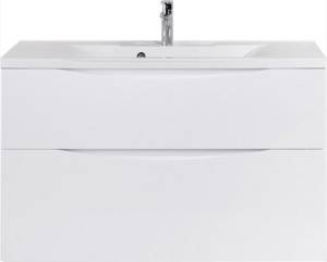 Тумба с раковиной BelBagno Marino H100 bianco lucido