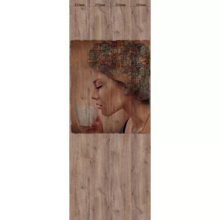 Панель ПВХ ВЕК Манарола сосна пиноккио 270x25x0.9