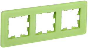 Рамка 3-постовая IEK Brite BR-M32-G-41-K06 эко грин