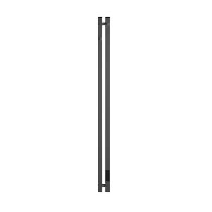 Полотенцесушитель электрический Indigo Style 2 PRO LSPRE120-8GFMRt с таймером, графит металлик, 120x8