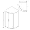 Душевой уголок AM.PM Like W83G-315-090CT 90, прозрачное стекло фото 14