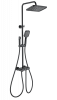 Душевая стойка Wonzon & Woghand WW-B3112-MB с термостатом, черный