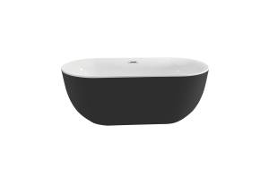 Акриловая ванна Aquatek Афина AQ-144778Bl овальная, слив и ножки в комплекте, 170x78