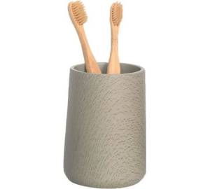 Стакан для зубных щёток Bath Plus Legno W-RE0793АA-TB серый