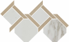 Декор Kerama Marazzi Монте Тиберио ID168 наборный матовый 48x29.5x0.9